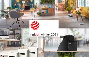 Los nuevos productos de Leitz para trabajar desde casa y satisfacer la creciente demanda de soluciones sostenibles han sido premiados con los prestigiosos Red Dot Design Awards